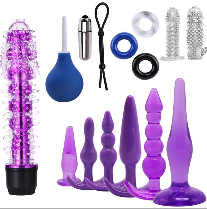 Set Bondage BDSM 23 Piezas | Esposas, Fusta, Plug Anal y Vibrador para Parejas