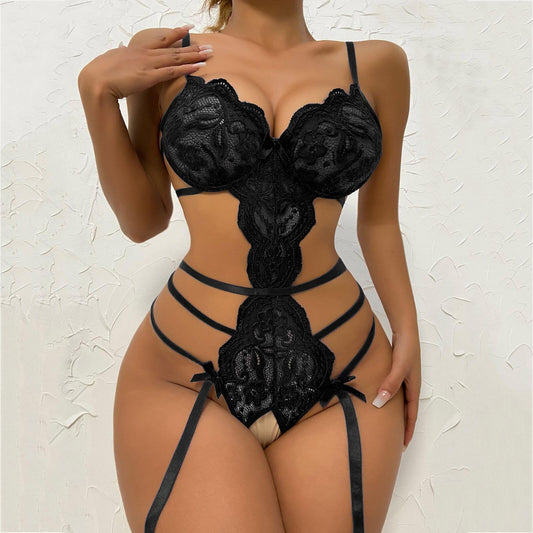 Body de Encaje Transparente con Efecto Tentación | Lencería Sexy